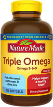 Load image into Gallery viewer, Nature Made® Triple Omega Softgels 150ct.