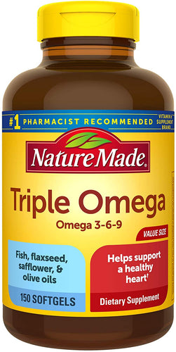 Nature Made® Triple Omega Softgels 150ct.