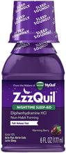 Load image into Gallery viewer, Vicks® ZzzQuil™ Nighttime Sleep-Aid Liquid 6fl.oz.