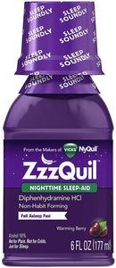Vicks® ZzzQuil™ Nighttime Sleep-Aid Liquid 6fl.oz.