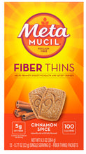 Load image into Gallery viewer, Metamucil® Cinnamon Spice Fiber Thins Packets 12ct.
