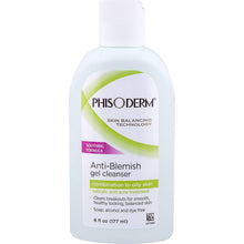 Cargar imagen en el visor de la galería, Phisoderm Anti-Blemish Gel Cleanser 6oz.