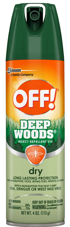 OFF!® Deep Woods® Dry Insect Repellent Spray 4oz.
