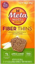 Load image into Gallery viewer, Metamucil® Apple Crisp Fiber Thins Packets 12ct.