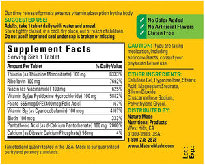 Nature Made® Time Release B-100 Complex Tablets 60ct.