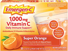 Load image into Gallery viewer, Emergen-C® 1000mg Vitamin C Packets 30ct.