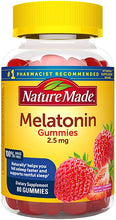 Cargar imagen en el visor de la galería, Nature Made® Melatonin 2.5mg Gummies 80ct.