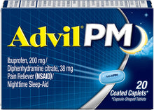 Load image into Gallery viewer, Advil PM Caplets 20ct.