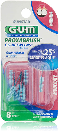 GUM® Proxabrush® Go-Betweens® Moderate Refills 8ct.