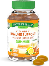 Cargar imagen en el visor de la galería, Nature&#39;s Truth® Vitamin C Immune Support + Manuka Honey &amp; Zinc Gummies 60ct.
