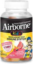 Cargar imagen en el visor de la galería, Airborne Immune Support Supplement Kids Gummies 42ct.