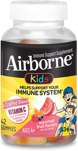 Airborne Immune Support Supplement Kids Gummies 42ct.