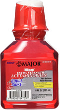 Load image into Gallery viewer, Major® Adult Extra Strength Acetaminophen Pain Reliever Liquid 8fl. oz.
