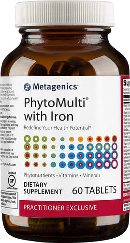 Metagenics® PhytoMulti® with Iron Tablets 60ct.