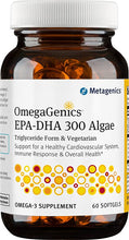 Cargar imagen en el visor de la galería, Metagenics® OmegaGenics® EPA-DHA 300 mg Algae Capsules 60ct