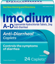 Cargar imagen en el visor de la galería, Imodium® A-D Anti-Diarrheal Caplets 24ct.