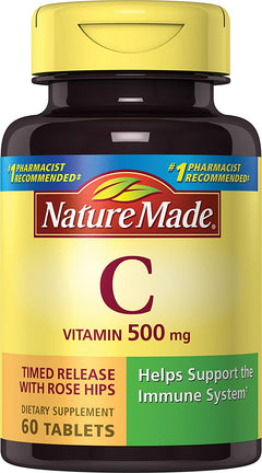 Nature Made® Vitamin C 500mg Time Release Tablets 60ct.