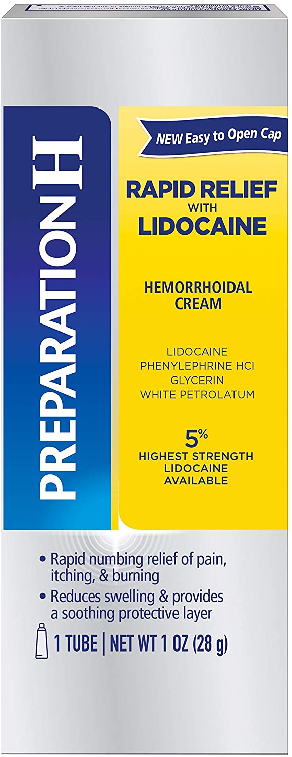 Preparation H Rapid Relief With Lidocaine Hemorrhoid Symptom Treatment  Cream