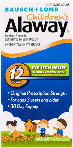 Bausch + Lomb® Alaway® Ophthalmic Solution Eye Drops for Children 5ml.