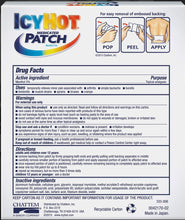 Cargar imagen en el visor de la galería, Icy Hot® Adhesive Lidocaine Patches for Large Areas 5ct.