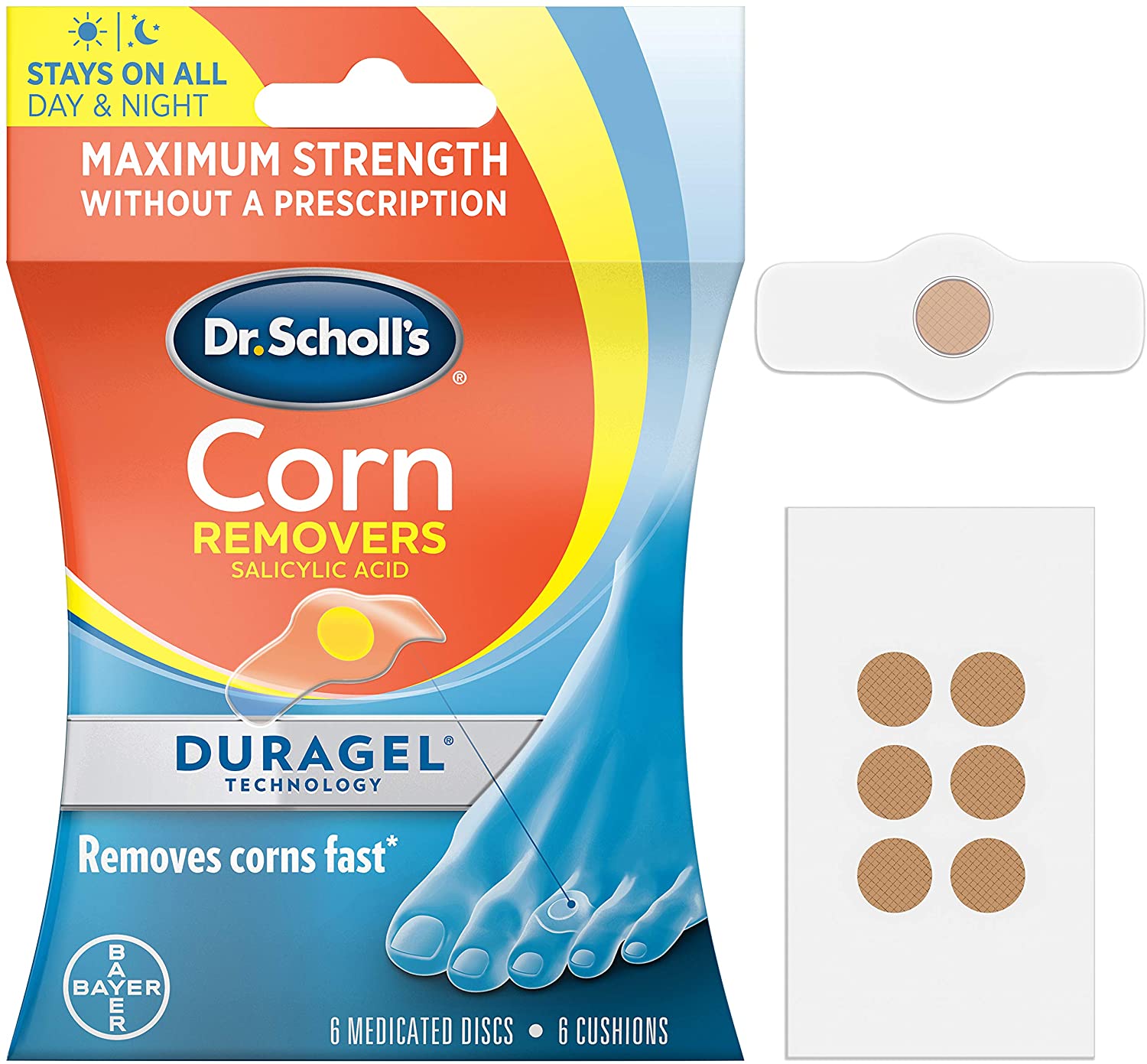 Scholl's® Corn Remover Cushions with Duragel® Technology 6ct