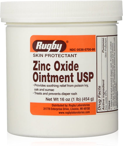 Rugby Zinc Oxide Ointment USP 1lb