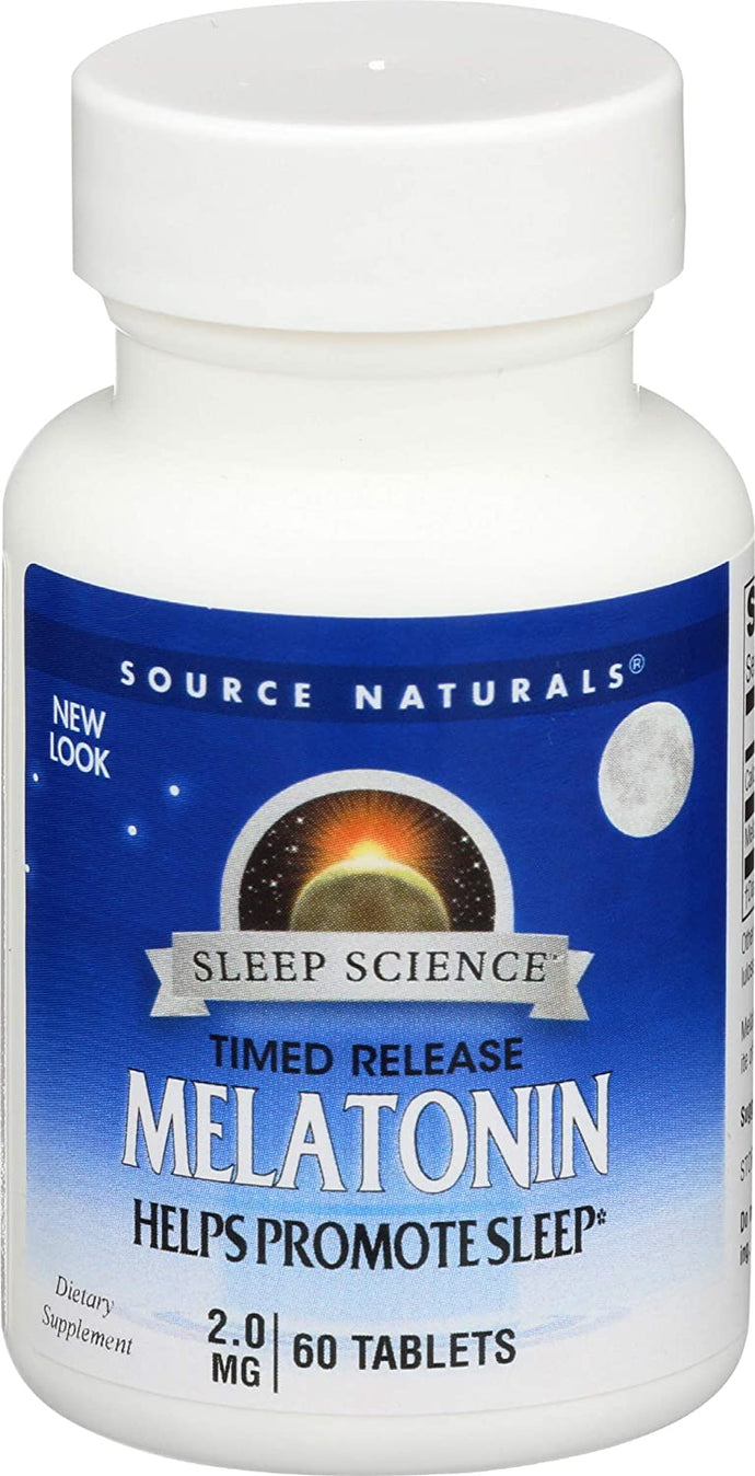 Source Naturals®Timed-Release Melatonin 2mg Tablets 60ct.