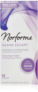 Norforms® Island Escape® Feminine Deodorant Suppositories 12ct.