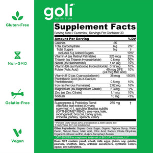 Goli® Supergreens Gummies 60ct.