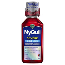 Load image into Gallery viewer, Vicks® NyQuil® Severe Cold &amp; Flu Nighttime Relief 8fl. oz.
