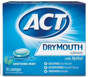 ACT Dry Mouth Lozenges with Xylitol 18ct.