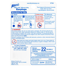 Load image into Gallery viewer, Mack&#39;s® Pillow Soft® Silicone Putty Ear Plugs