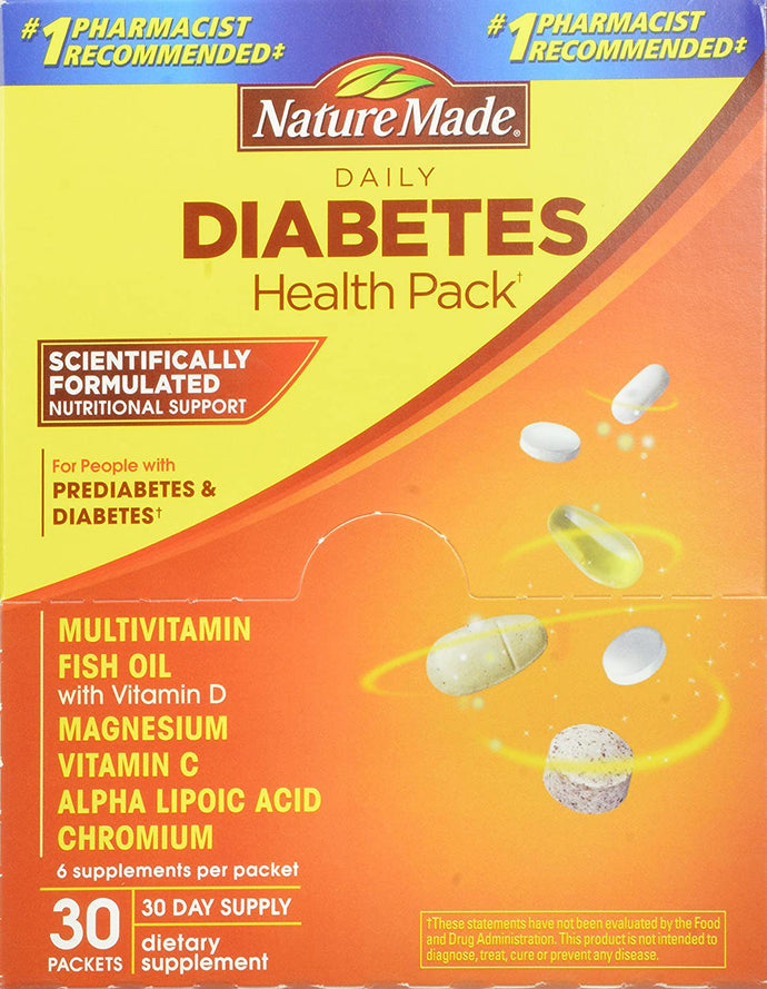 Nature Made® Daily Diabetes Health Packets 30ct.