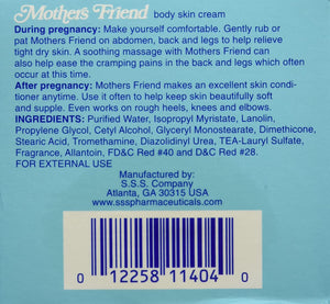 Mother's Friend Body Cream 4oz.