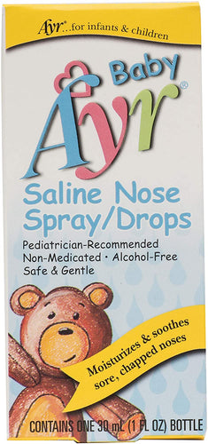 Baby Ayr® Saline Nose Spray/Drops 1fl. oz.