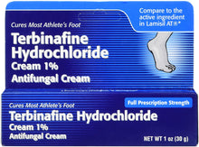 Cargar imagen en el visor de la galería, Terbinafine Hydrochloride 1% Antifungal Cream 1oz.