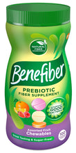 Cargar imagen en el visor de la galería, Benefiber® Prebiotic Fiber Assorted Fruit Sugar Free Chewable Tablets 100ct.
