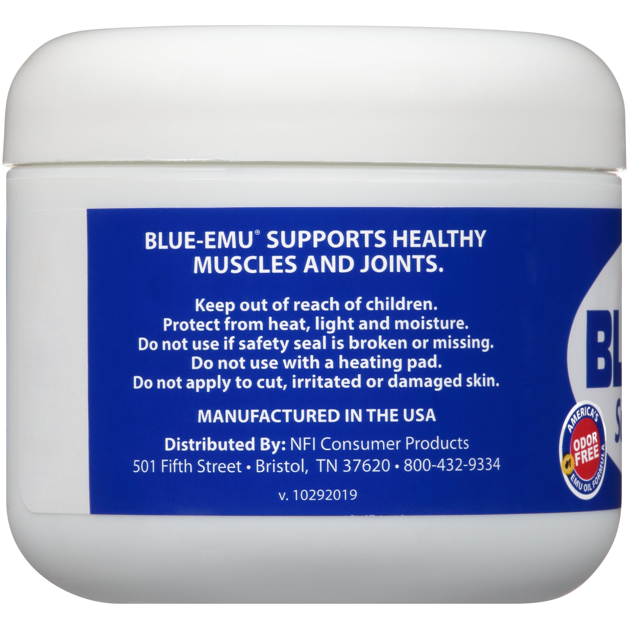 Original BLUE-EMU Super Strength Emu Oil Topical Cream, 4oz