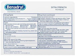 Benadryl® Extra Strength Itch Stopping Cream 1oz.