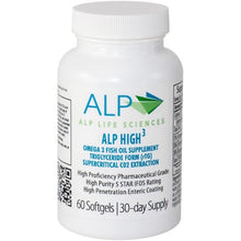 Cargar imagen en el visor de la galería, ALP High-3 Omega-3 Fish Oil Supplement Capsules 60ct.