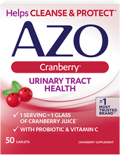 Cargar imagen en el visor de la galería, AZO Cranberry® Urinary Track Health Caplets 50ct.