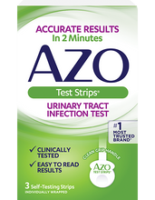 Load image into Gallery viewer, AZO Test Strips® Urinary Tract Infection Test 3ct.