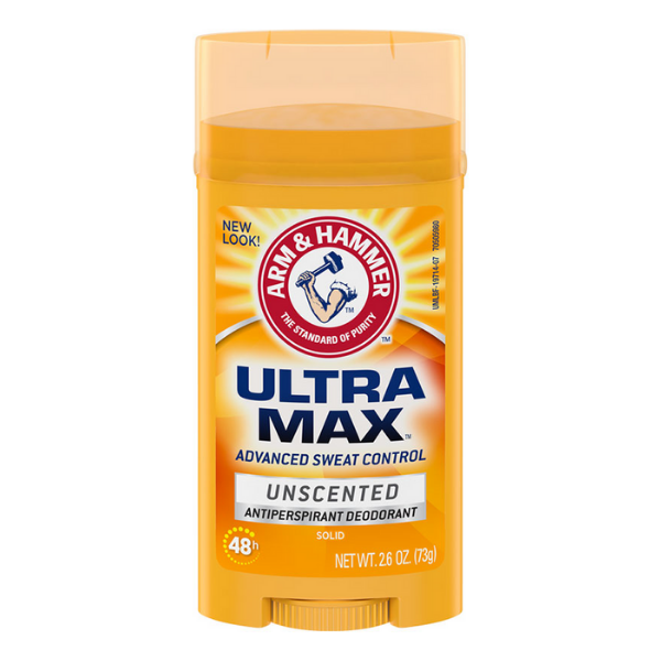 Arm & Hammer ULTRAMAX Solid Antiperspirant Deodorant, Unscented