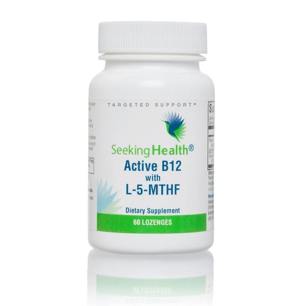Seeking Health® Active B12 with L-5-MTHF Lozenges 60ct.