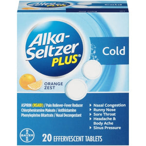 Alka-Seltzer Plus Cold Reliever Tablets