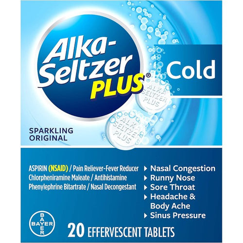 Alka-Seltzer Plus Cold Reliever Tablets