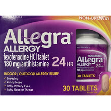 Load image into Gallery viewer, Allegra Allergy 24 Hr Tablets