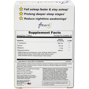 Alteril Natural Sleep Aid Supplement Tablets 30ct.