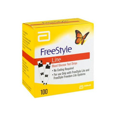 FreeStyle Lite Blood Glucose Test Strips 100 ct.
