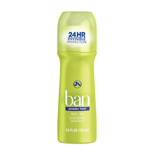 Cargar imagen en el visor de la galería, Ban® Powder Fresh Roll-On Antiperspirant Deodorant